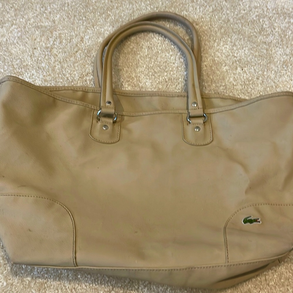 Large Lacoste tote bag